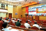 Quang cảnh Hội nghị trực tuyến toàn tỉnh triển khai một số nội dung công tác bầu cử đại biểu Quốc hội khóa XVI và đại biểu Hội đồng nhân dân các cấp nhiệm kỳ 2026-2031. (Nguồn: Baoquangninh)