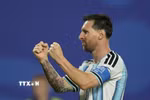 Lionel Messi đang dẫn đầu danh sách Vua phá lưới World Cup 2026 với 3 bàn thắng. (Ảnh: AFP/TTXVN)