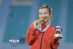 Nguyễn Thị Oanh đã có 2 huy chương Vàng tại SEA Games 33. (Ảnh: Minh Quyết/TTXVN)