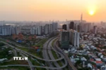 Thành phố Hồ Chí Minh mới trên cơ sở sáp nhập Thành phố Hồ Chí Minh với Bình Dương và Bà Rịa-Vũng Tàu. (Ảnh: Hồng Đạt/TTXVN)