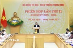 Thủ tướng Phạm Minh Chính chủ trì phiên họp lần thứ 11 của Hội đồng Thi đua-Khen thưởng Trung ương. (Ảnh: Dương Giang/TTXVN)