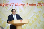 Thủ tướng Phạm Minh Chính chủ trì phiên họp lần thứ 11 của Hội đồng Thi đua-Khen thưởng Trung ương. (Ảnh: Dương Giang/TTXVN)