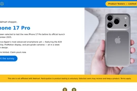 Một trò lừa đảo với khảo sát thu hút người dùng trở thành "người thử nghiệm" iPhone mới. (Nguồn: Kaspersky)