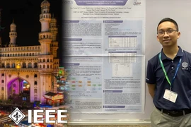 Đại diện nhóm tác giả của VNPT. (Ảnh: PV/Vietnam+)