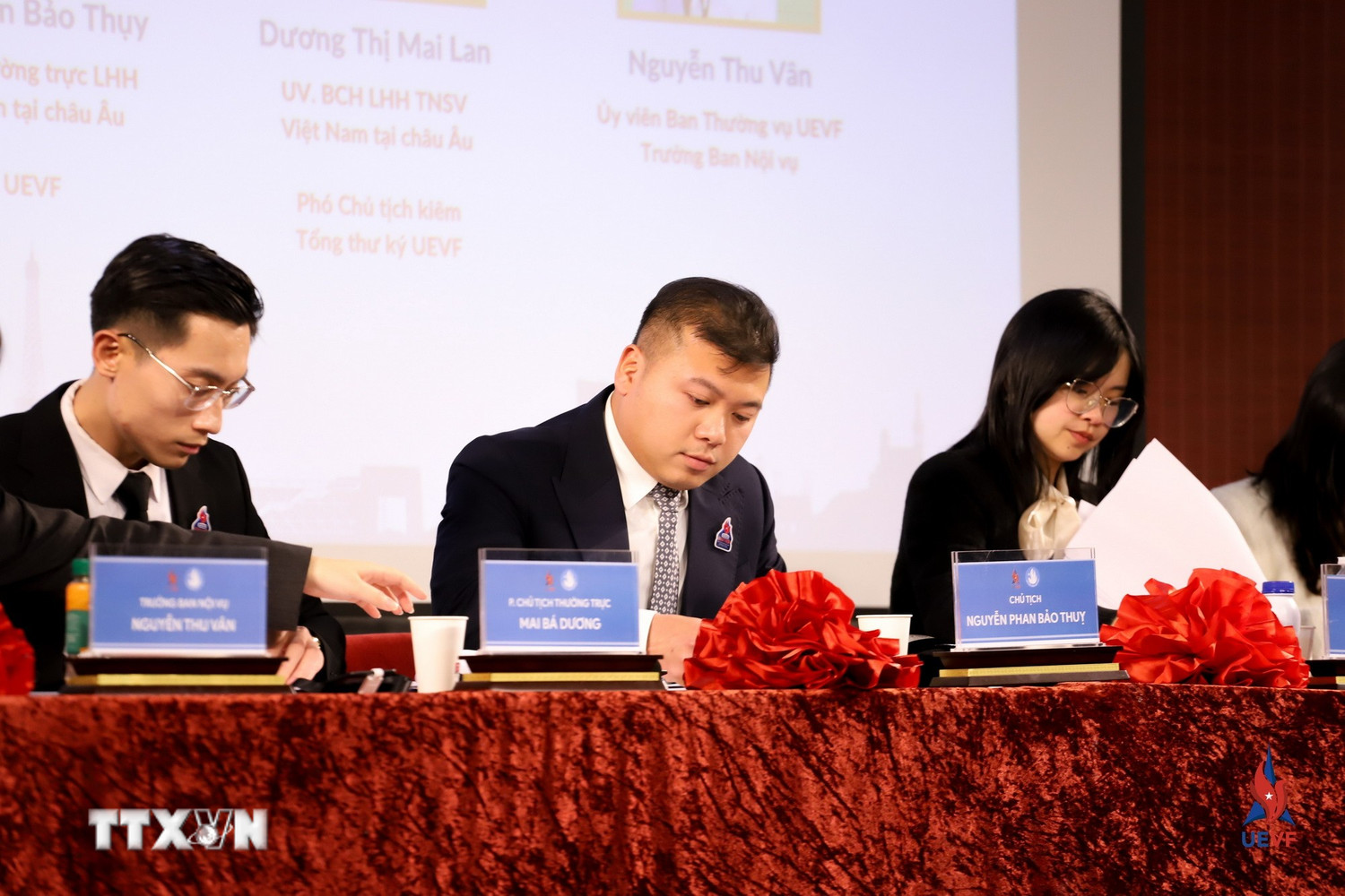 Nguyễn Phan Bảo Thụy tại Đại hội XI của UEVF