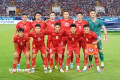 Đội tuyển Việt Nam sẽ thi đấu trận bán kết lượt về ASEAN Cup 2026 trên sân nhà Mỹ Đình. (Ảnh: Việt Anh/Vietnam+)