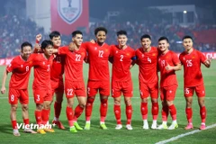 Đội tuyển Việt Nam chỉ còn cách chức vô địch AFF Cup 2024 một trận đấu cuối cùng. (Ảnh: Hoài Nam/Vietnam+)