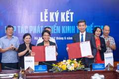 Hợp tác giữa Cục Thể dục thể thao Việt Nam và Vietcontent có thời hạn 5 năm (từ 2026-2030). (Ảnh: PV/Vietnam+)