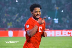 Xuân Son được kỳ vọng sẽ tiếp tục "nổ súng" tại AFF Cup 2024. (Ảnh: Việt Anh/Vietnam+)