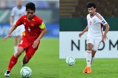 U23 Việt Nam hướng đến chiến thắng đầu tiên trước đối thủ U23 UAE. (Ảnh: afc)