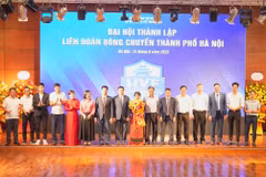 Ban chấp hành Liên đoàn Bóng chuyền thành phố Hà Nội nhiệm kỳ 2025-2030.