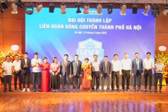 Ban chấp hành Liên đoàn Bóng chuyền thành phố Hà Nội nhiệm kỳ 2025-2030.