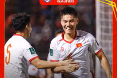 Đội tuyển Việt Nam giành chiến thắng 3-1 trước Nepal tại Vòng loại Asian Cup 2027. (Ảnh: VFF)