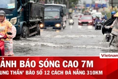 KHẨN: Cảnh báo sóng cao 7m, dự báo gió bão Fengshen tàn khốc giật cấp 12