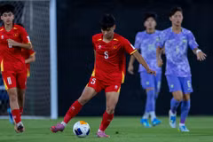 U17 Việt Nam nhận thất bại đậm 1-4 trước U17 Hàn Quốc. (Ảnh: afc)