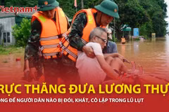 Con Cuông "oằn mình" sau lũ lụt, 5 xã ở Nghệ An vẫn bị cô lập