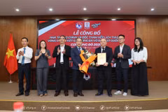 Công ty Trách nhiệm hữu hạn URC Việt Nam trở thành Nhà tài trợ chính của Vòng chung kết Giải Bóng đá Vô địch U17 Quốc gia – Cúp Rồng Đỏ 2026. (Ảnh: VFF)
