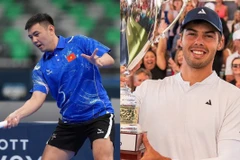 Cựu sao tennis số 1 Việt Nam Lý Hoàng Nam (trái) sẽ có cơ hội so tài cùng GOAT Ben Johns (phải) ở Giải Pickleball Quốc tế tổ chức tại Đà Nẵng. (Ảnh: FBNV)