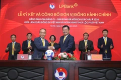 Ngân hàng Lộc Phát Việt Nam (LPBank) chính thức trở thành Đơn vị Đồng hành chính của Vòng loại Giải U23 châu Á 2026 - Bảng C, do Việt Nam đăng cai tổ chức. (Ảnh: VFF)