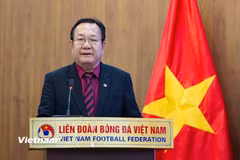 Huấn luyện viên Hoàng Văn Phúc hướng tới mục tiêu cùng đội tuyển bóng đá Nữ Việt Nam giành huy chương tại SEA Games 34. (Ảnh: Việt Anh/Vietnam+)