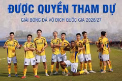 Câu lạc bộ Bắc Ninh vượt qua PVF-CAND trong trận play-off để giành quyền thăng hạng V-League 2026/27. (Ảnh: bacninhfc)