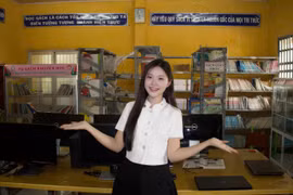 Digital Wings - dự án cộng đồng do Khánh Như sáng lập – vừa tiếp tục đến Đồng Tháp. (Ảnh: NVCC)