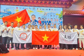 Thành tích của hai tuyển đầu bếp Việt Nam tại Global Culinary Challenge Malaysia 2026. (Ảnh: CTV/Vietnam+)