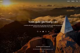 Hình ảnh Việt Nam được quảng bá trong dự án triển lãm trực tuyến “Vibrant Vietnam” trên nền tảng số “Google Arts & Culture.”