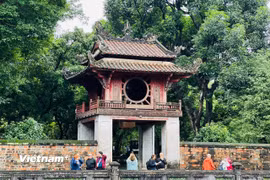 Văn Miếu-Quốc Tử giám. (Ảnh: Vietnam+)