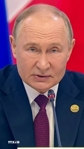 Tổng thống Nga Vladimir Putin. (Ảnh: ANI/TTXVN)