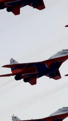 Máy bay tiêm kích MiG-29 của Nga. (Ảnh: Trần Hiếu/TTXVN)