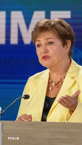 Tổng Giám đốc IMF Kristalina Georgieva. (Nguồn: THX/TTXVN)