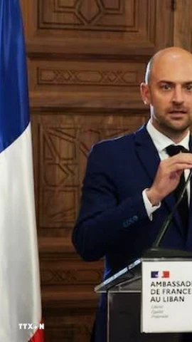 Ngoại trưởng Pháp Jean-Noel Barrot. (Ảnh: Reuters/TTXVN)