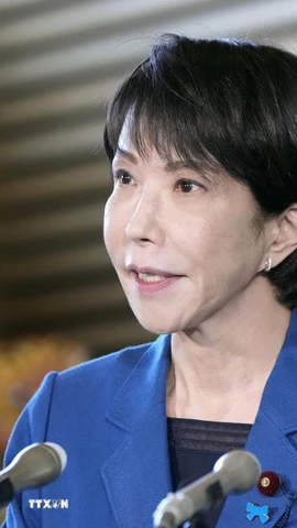 Thủ tướng Nhật Bản Sanae Takaichi. (Ảnh: Kyodo/TTXVN)