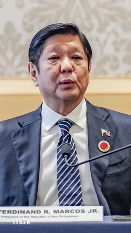 Tổng thống Philippines Ferdinand Marcos Jr. (Ảnh: Kyodo/TTXVN)