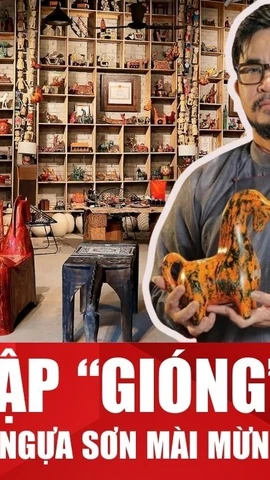 Nghệ sỹ Việt ra mắt bộ sưu tập tượng ngựa ấn tượng mừng năm mới 