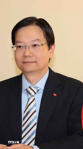 Ông Trần Ngọc Quân, Tham tán Thương mại, Trưởng Thương vụ Việt Nam tại Vương quốc Bỉ và EU. (Ảnh: Hương Giang/TTXVN)
