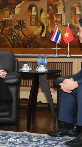 Chủ tịch FAT mong muốn thể thao, đặc biệt là bóng đá, trở thành cây cầu hữu nghị gắn kết các quốc gia. (Ảnh: TTXVN phát)