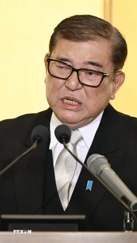 Thủ tướng Nhật Bản Shigeru Ishiba. (Ảnh: Kyodo/TTXVN)