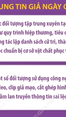 Cảnh giác với thông tin sai lệch về bầu cử trên mạng xã hội