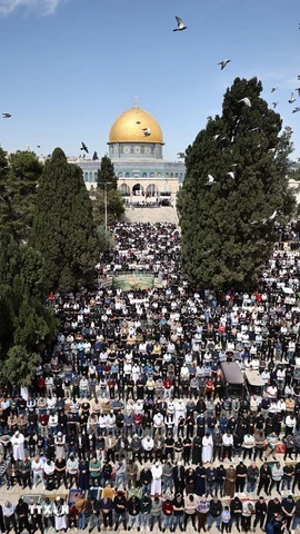 Đền thờ Hồi giáo Al-Aqsa ở Jerusalem. (Ảnh: THX/TTXVN)