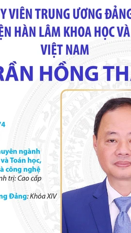 Ủy viên TW Đảng, Chủ tịch Viện Hàn lâm Khoa học và Công nghệ Việt Nam Trần Hồng Thái