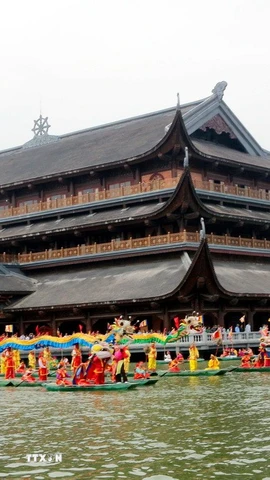 Khu du lịch Tam Chúc. (Ảnh: Đại Nghĩa/TTXVN)