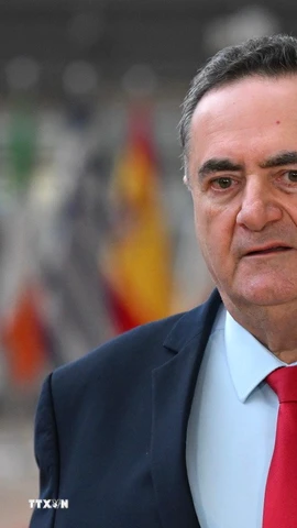 Bộ trưởng Quốc phòng Israel, ông Israel Katz. (Ảnh: AFP/TTXVN)