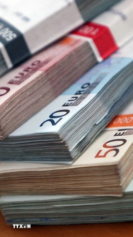 Đồng euro. (Nguồn: AFP/TTXVN)
