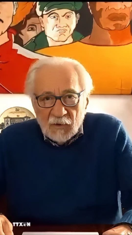 Ông Renato Darsie, Chủ tịch Chi Hội hữu nghị Italy-Việt Nam vùng Veneto. (Ảnh: Thanh Hải/TTXVN)