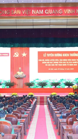 Quang cảnh Lễ tuyên dương. (Ảnh: HP/BQP)