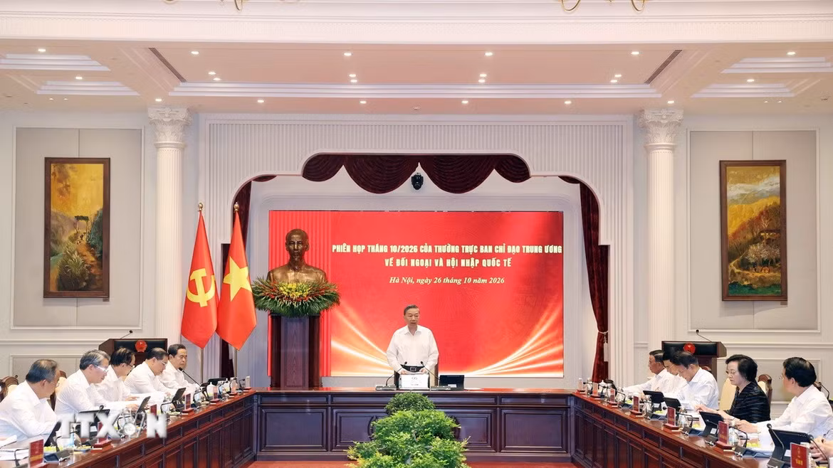 Tổng Bí thư, Chủ tịch nước Tô Lâm phát biểu chỉ đạo. (Ảnh: Thống Nhất/TTXVN)