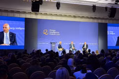 Toàn cảnh một phiên thảo luận tại Diễn đàn Energy Intelligence 2026. (Ảnh: CTV)