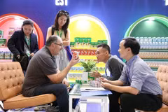 Vinamilk đã đưa sản phẩm sữa Việt đến hơn 60 quốc gia trên thế giới. (Ảnh: PV/Vietnam+)